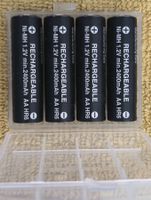 NiMH Akkuset, 4x 2400mAh, getestet, wie neu