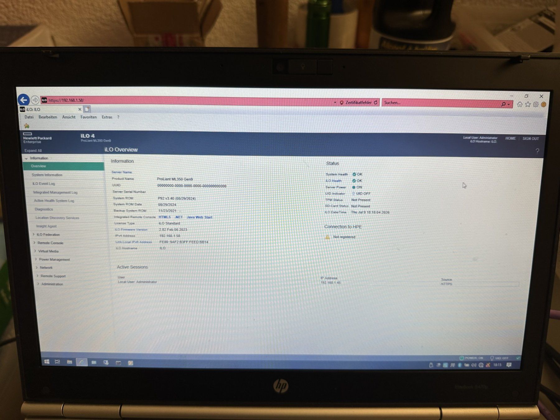 Hewlett Packard Server: HP Proliant Server ML350 G9 2x 2.1GHz E5-2620v4 – Gebraucht aus Münsingen von Hanibal26 4