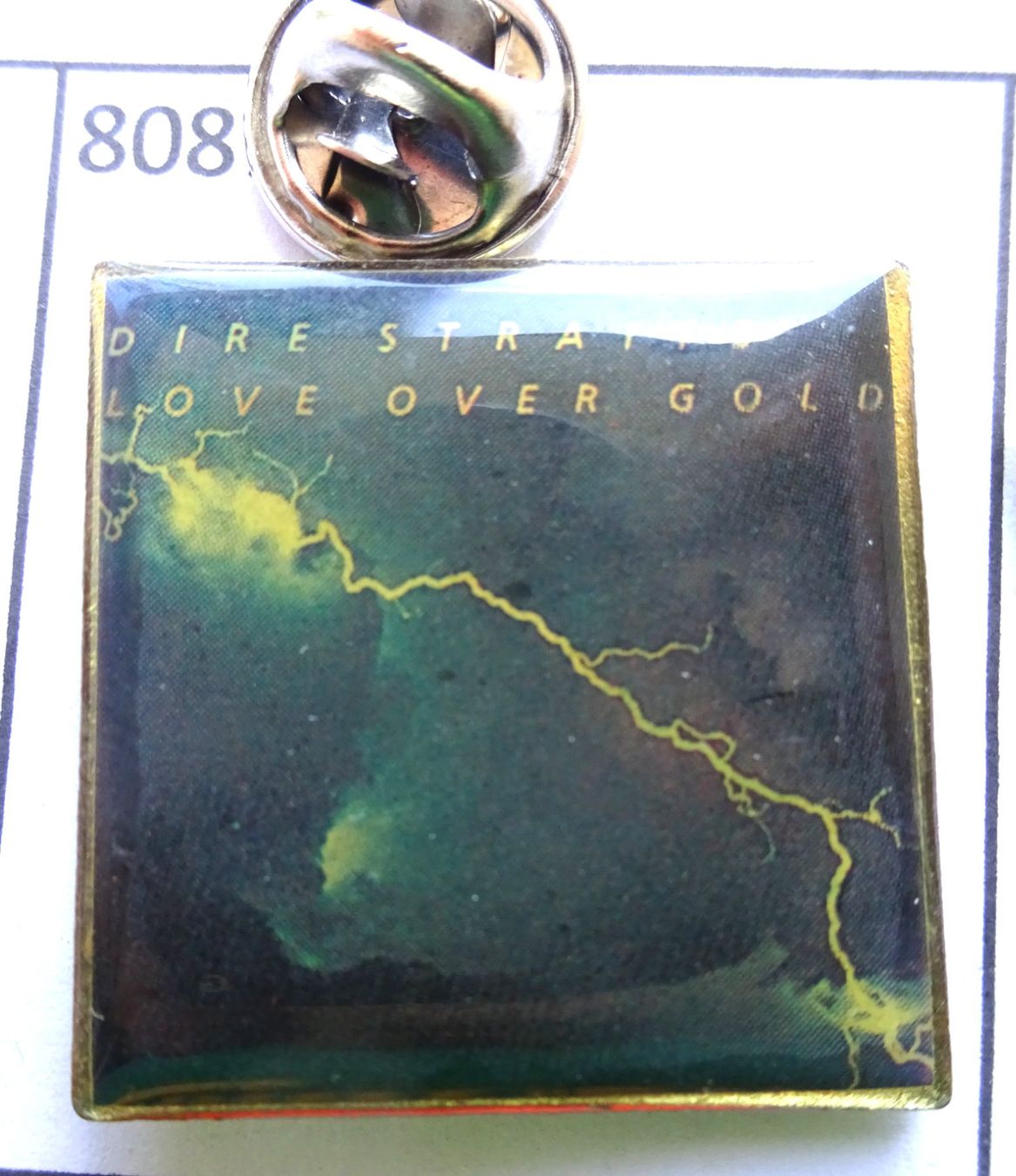 Placchette & Badge: Pin DIRE STRAITS OVE OVER GOLD – Usato da Utzenstorf venduto da BUtter81 1