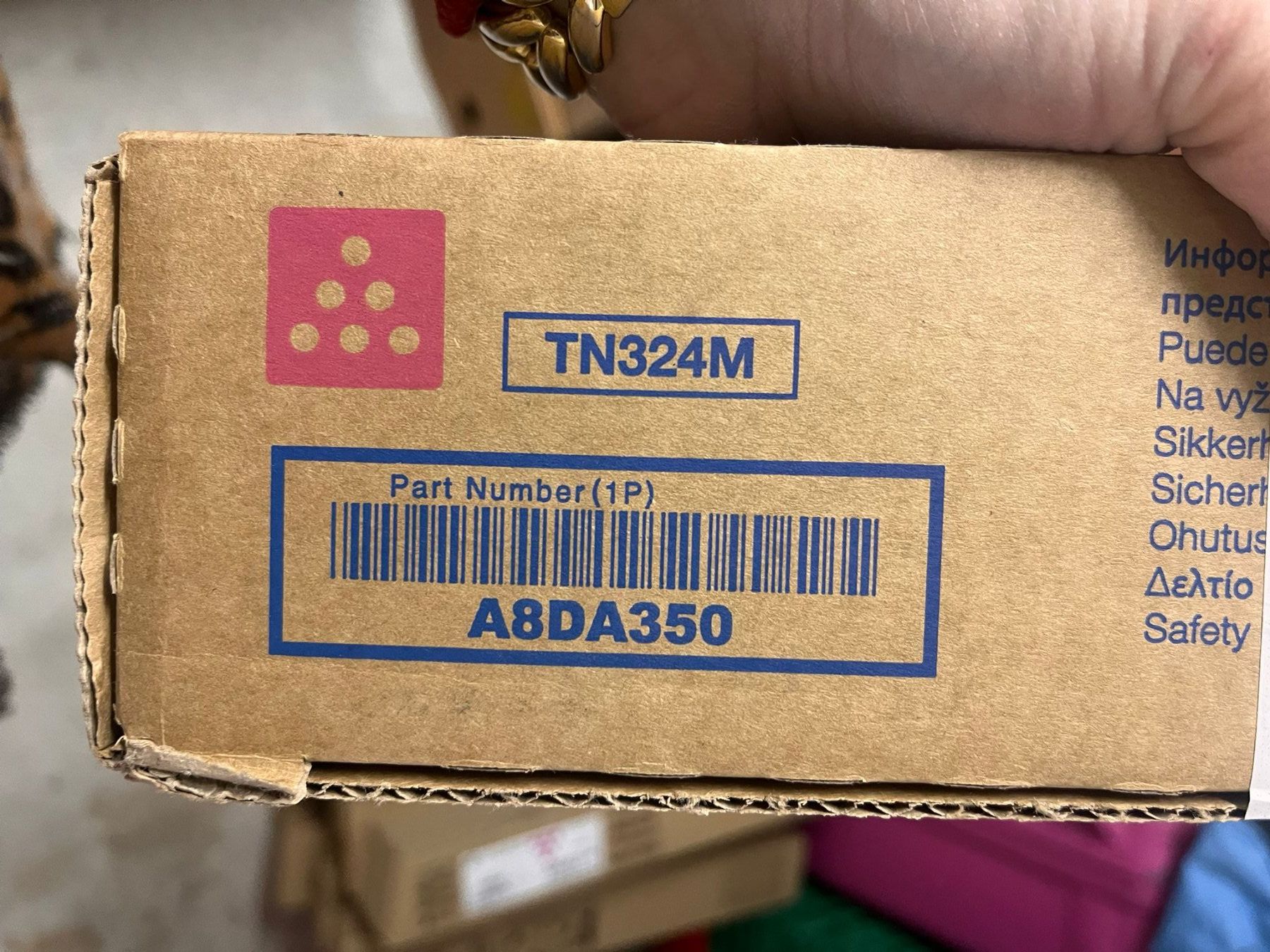 Konica Cartucce per stampanti & toner: Original TN324M magenta Toner – Nuovo e nell'imballaggio originale da Kloten venduto da SandraPo