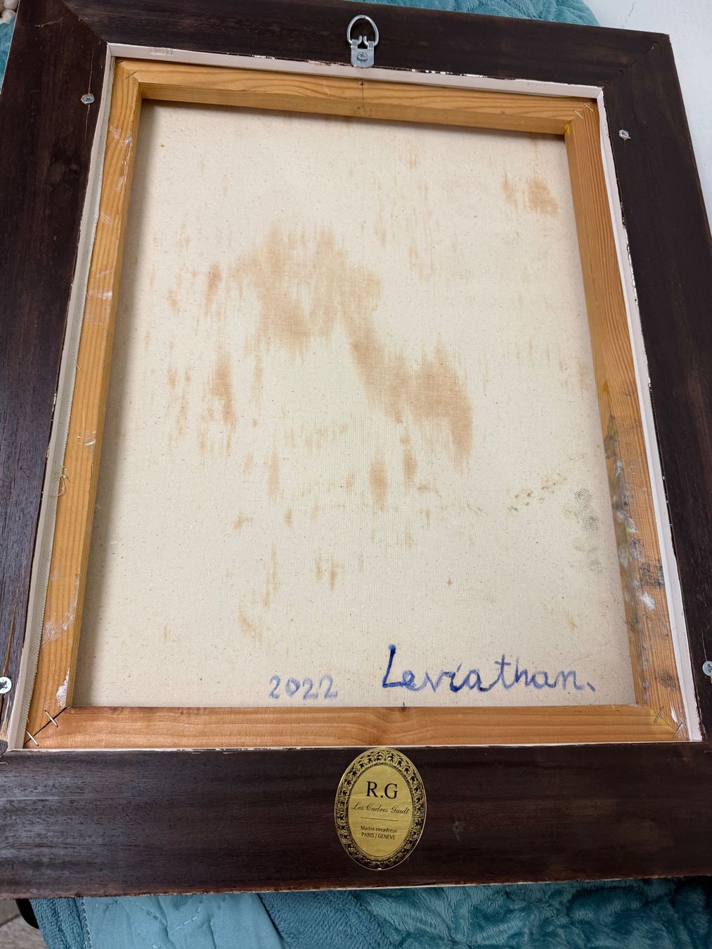 Dipinti: Magnificent framed painting: The Leviathan – Usato da Zürich venduto da bensa02 2