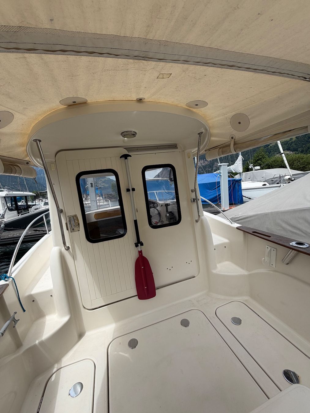 Quicksilver Barche: Motorboot Quicksilver 580 Pilothouse Honda 80 PS / Trailer – Usato da Flüelen venduto da Groggi72 5