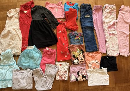 Kleiderpaket Mädchen gr 110/116