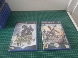 Medal of Honor Frontline & Rising Sun PS2 Spiele 2Stück
