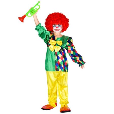 Mädchenkostüm Clowni Mimmi 128