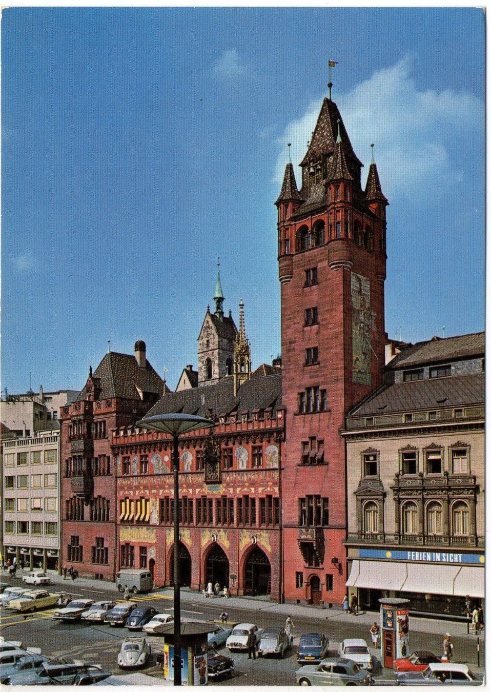 Cartoline postali: BASEL Rathausplatz - Auto – Nuovo (secondo la descrizione) da Jona venduto da philajona