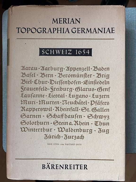 Libri: Antikes Schweizer Topographie Buch – Usato da zürich venduto da shantima