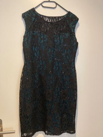 Elegantes Kleid mit Spitze und Pailletten Gr. 40 👗✨