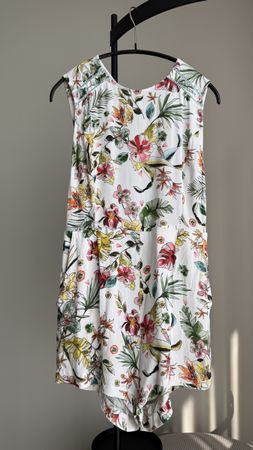 BANANA MOON Jumpsuit-Overall Gr. 34/XS floral gemustert