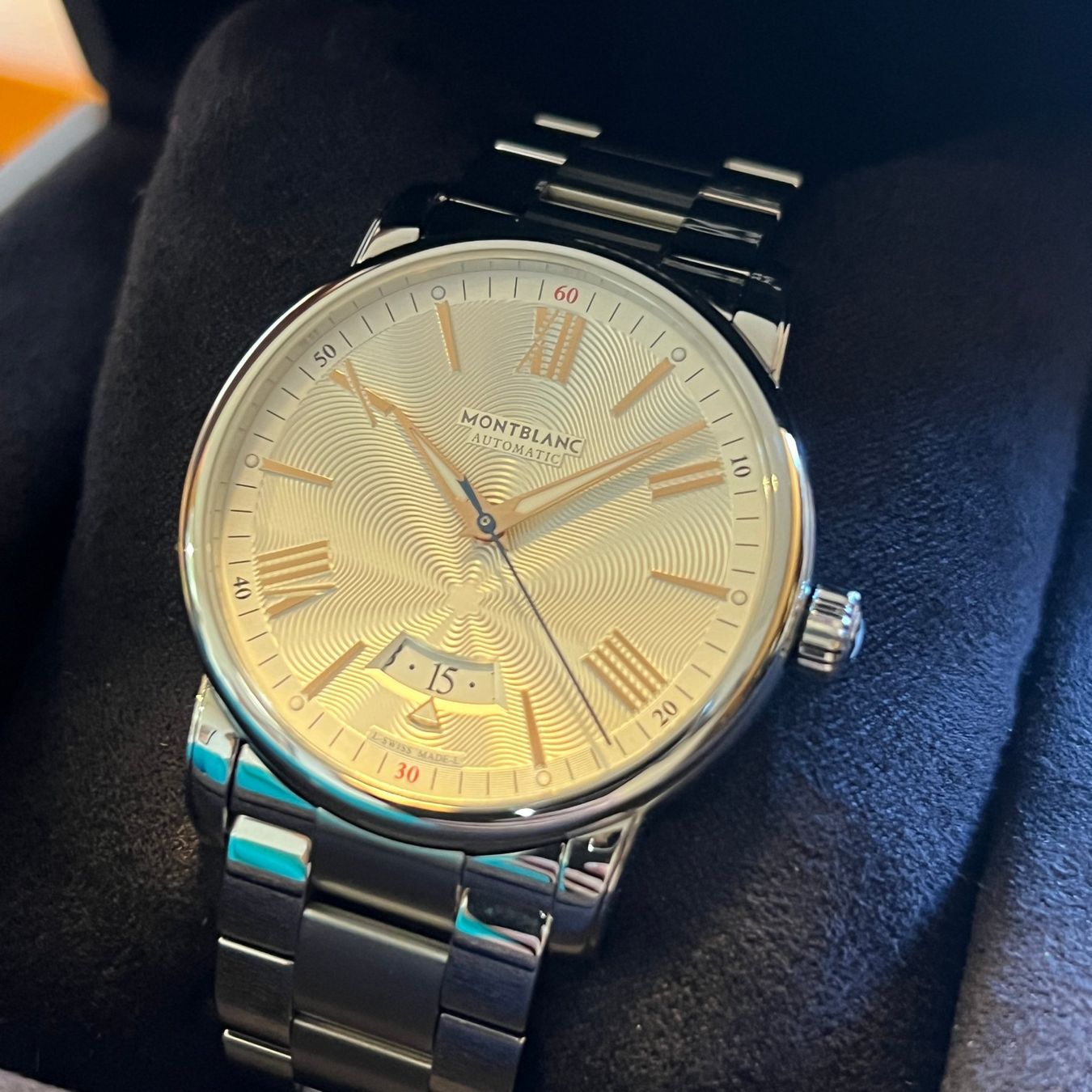 Montblanc Orologi: Montblanc 4810 Silver Dial Auto Full Set 7390 – Usato da Carouge GE venduto da Watchaser 2