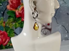 ohrring edelsthal,,,,mit modeschmuck,,,glanzig