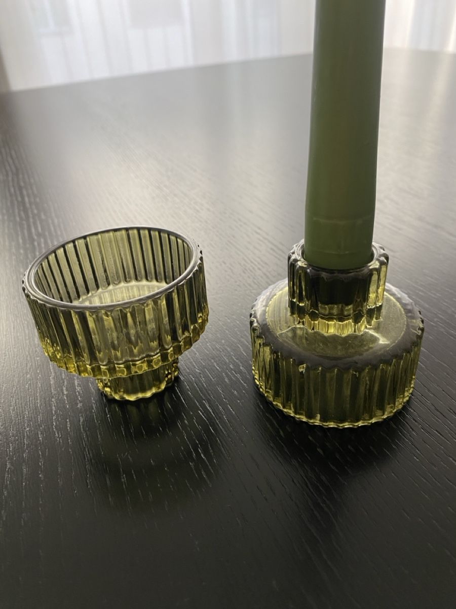 Portacandele: Kerzenständer aus Glas  – Nuovo (secondo la descrizione) da Basel venduto da Oleander40 2