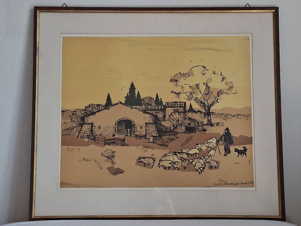 Grafiken & Lithographien: Lithographie von Armin Schwarzenbach – Gebraucht aus Wabern von amo_pp26
