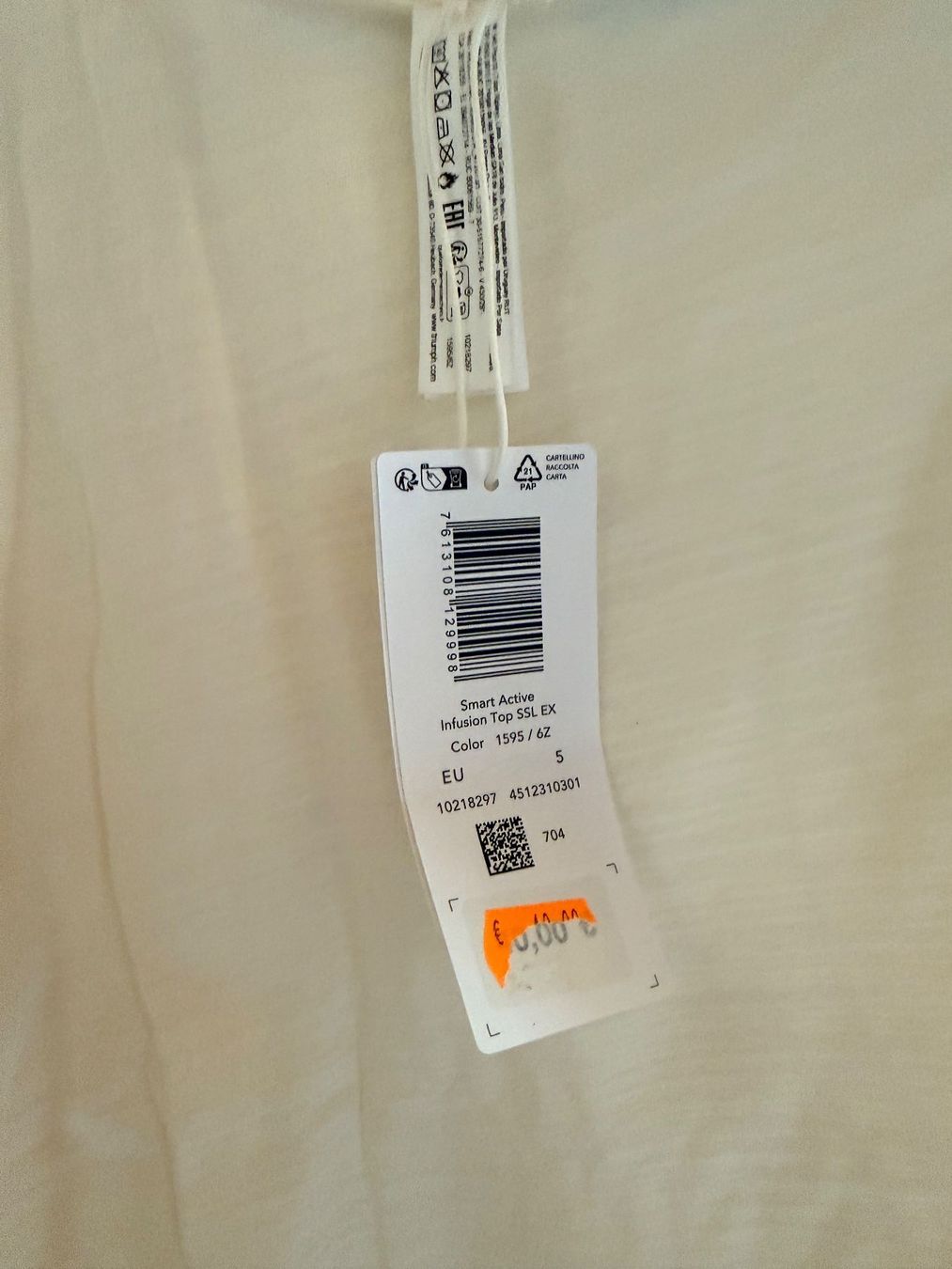 Triumph Negligees & Pigiami: TRIUMPH, Top SMART ACTIVE INFUSION, Grösse 5, Farbe Weiss – Nuovo e nell'imballaggio originale da Rudolfstetten venduto da gst_g7xl 6