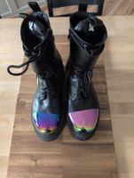 KOI Schuhe Stiefel Schwarz Gr. 41 mit bunten Details! 🌈
