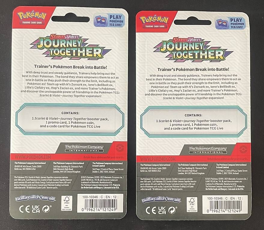 Pokémon Carte collezionabili: Pokemon Journey Together Blister – Nuovo e nell'imballaggio originale da Oetwil am See venduto da Push_Pull_Leg 1