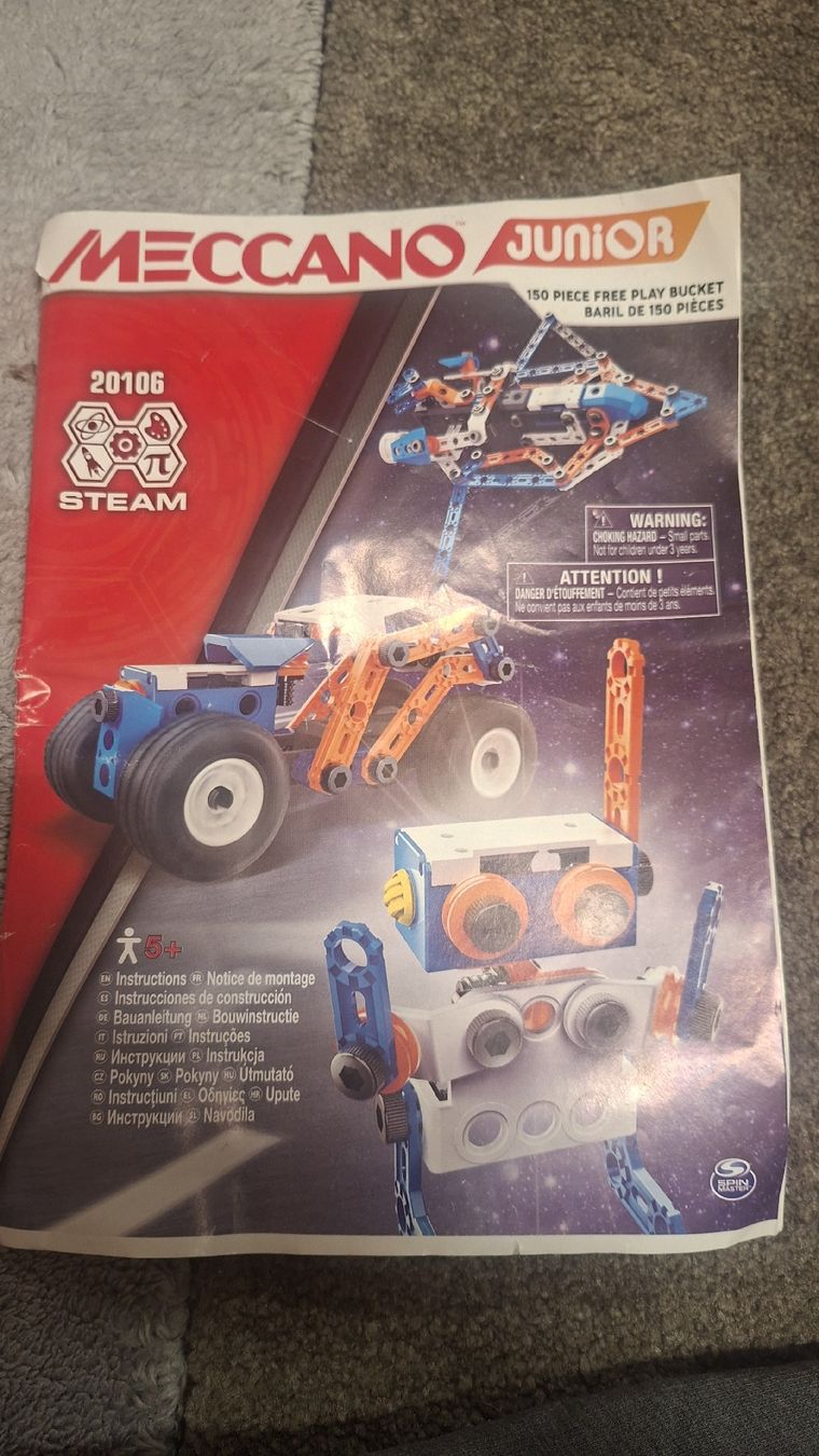 Meccano Kit di costruzioni: Meccano Junior 20106 seau de construction – Usato da Cudrefin venduto da fab_8rm6 2