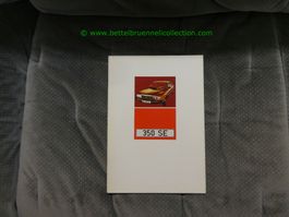 Mercedes-Benz S-Klasse 350 W116 1972/08 Prospekt deutsch