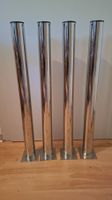 4x Tischbeine zum anschrauben Höhe 73cm, Durchmesser 6cm