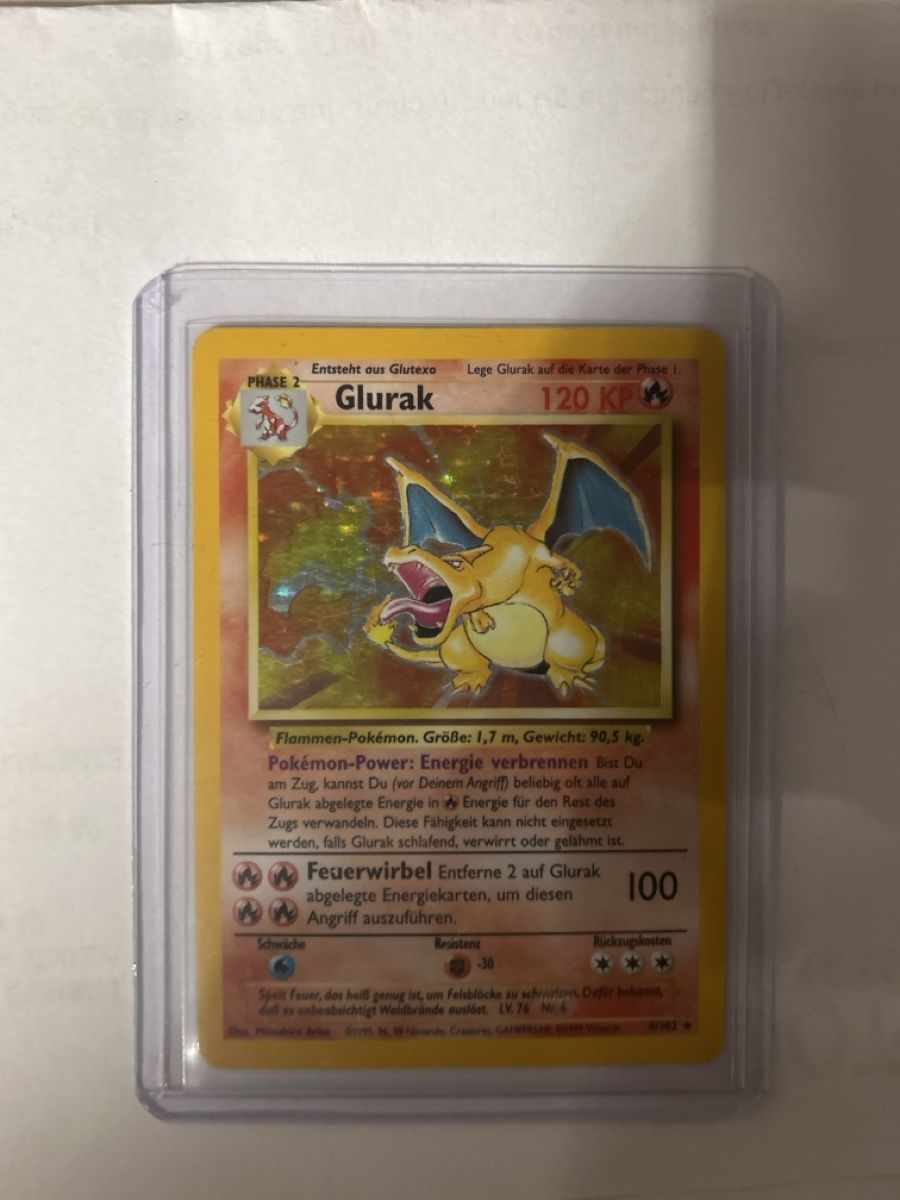 Pokémon Sammelbilder & Trading cards: Glurak Base Set – Gebraucht aus Grossaffoltern von M1KL