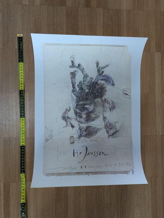 horst-janssen-signierter-kunstdruck-galleri-helsingborg-gebraucht-in