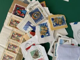 80er und 90er CH Briefmarken