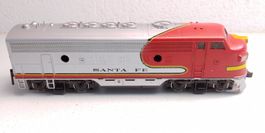 Atlas Diesellok Santa, rot/silber