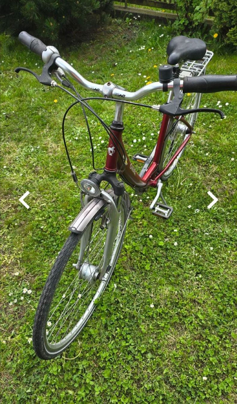 Cresta Biciclette: Cresta Fahrrad rot mit tiefen Einstieg – Usato da Hefenhofen venduto da citroen62 6