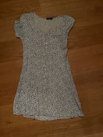 Brandy Kleid weiss/blau