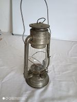 Sturmlaterne Metall Glas Antik Vintage Petrolium