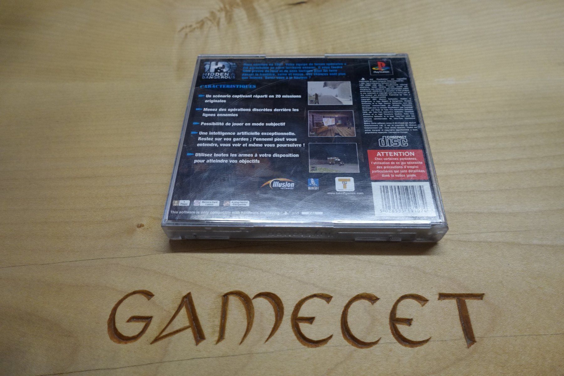 Giochi: Hidden & Dangerous - französisch – Usato da Steinach venduto da Gamecet 2