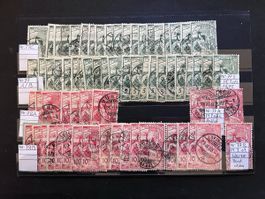 LOT UPU 1900 Nr. 77 + 78 Oblitérés 
