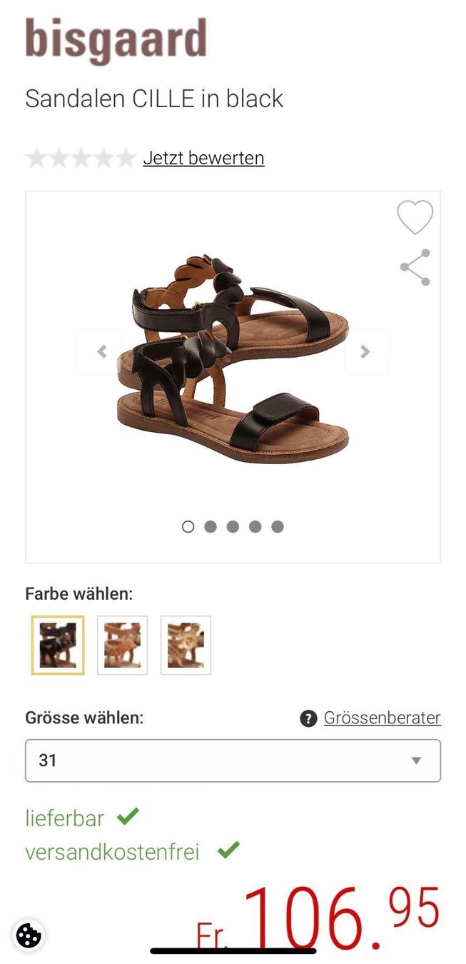 Bisgaard Scarpe per ragazze: BISGAARD Ledersandalen 30 – Usato da Obfelden venduto da dafae 1