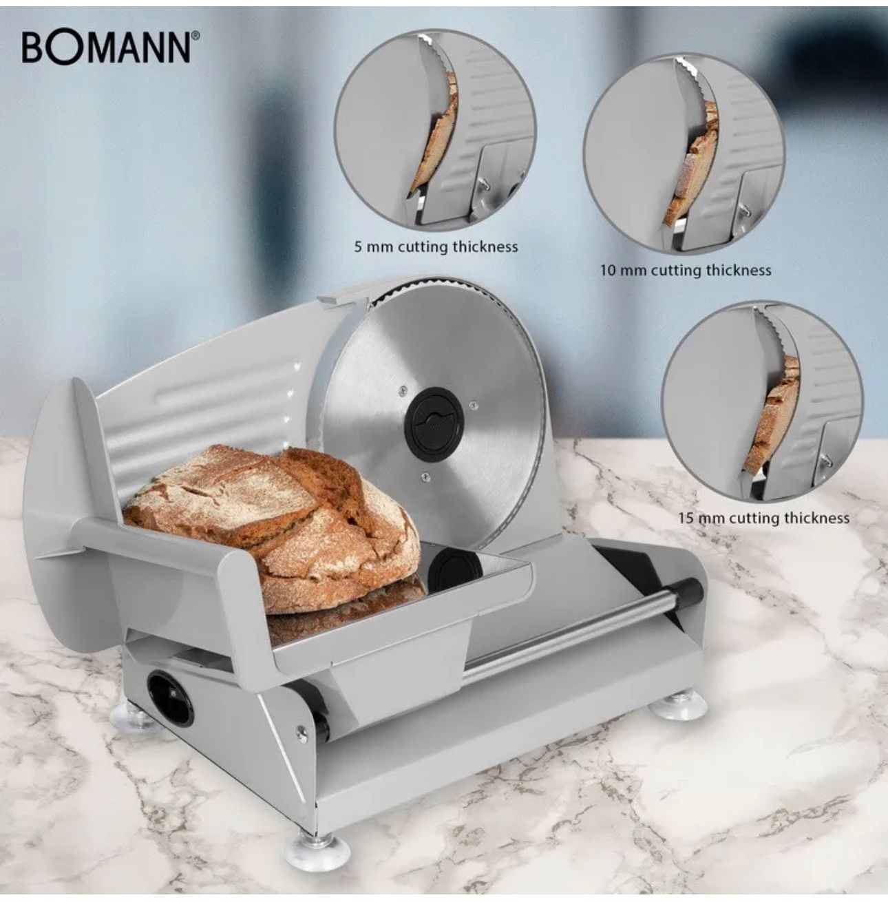 Küchengeräte: + Allesschneider Brotschneider Wurstschneidemaschine – Neu und originalverpackt aus Amriswil von JaJa-Express 6