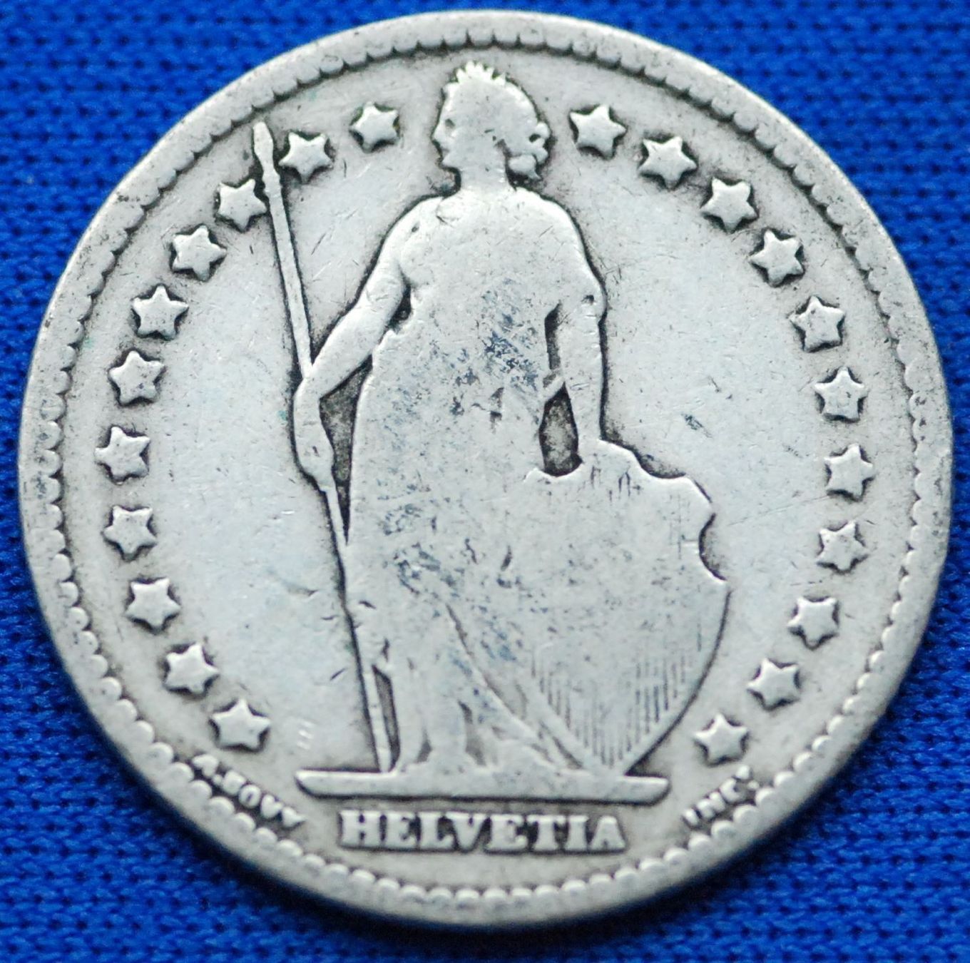 Tutti le monete: Silberner 1.- Jg. 1886 – Usato da Mühlethal venduto da sowato 3
