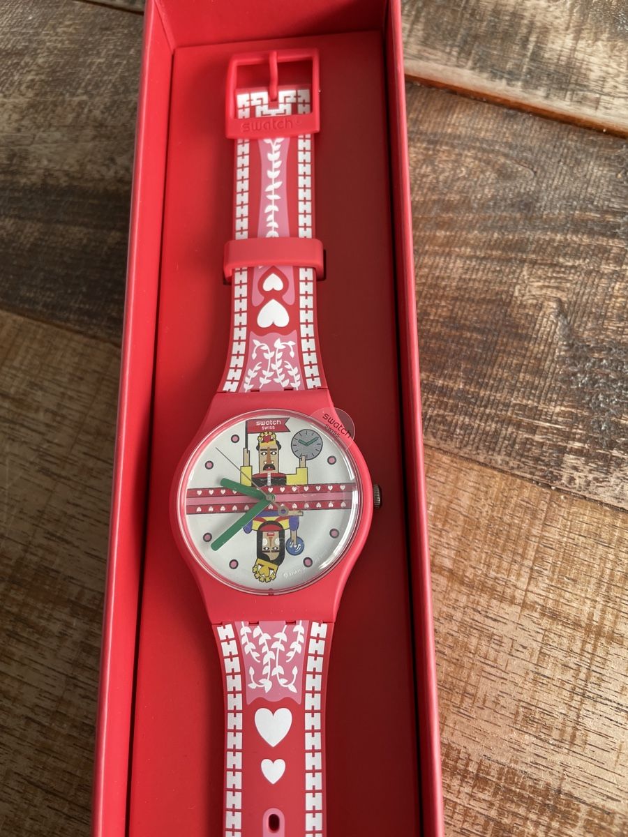 Swatch Orologi: Swatch Aktionärsuhr 2022 – Nuovo e nell'imballaggio originale da Aarau Rohr venduto da foodlover 1