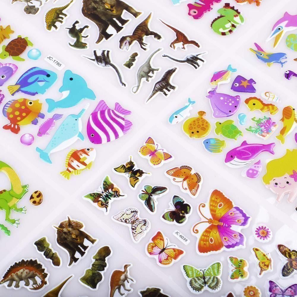 Sticker: RIESIGES STICKER AUFKLEBER SET 100 BLATT – Nuovo e nell'imballaggio originale da Kriens venduto da swissgadget 2