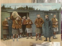 Alte PK / Kriegsgefangene Schottländer Sennelager 1914/15
