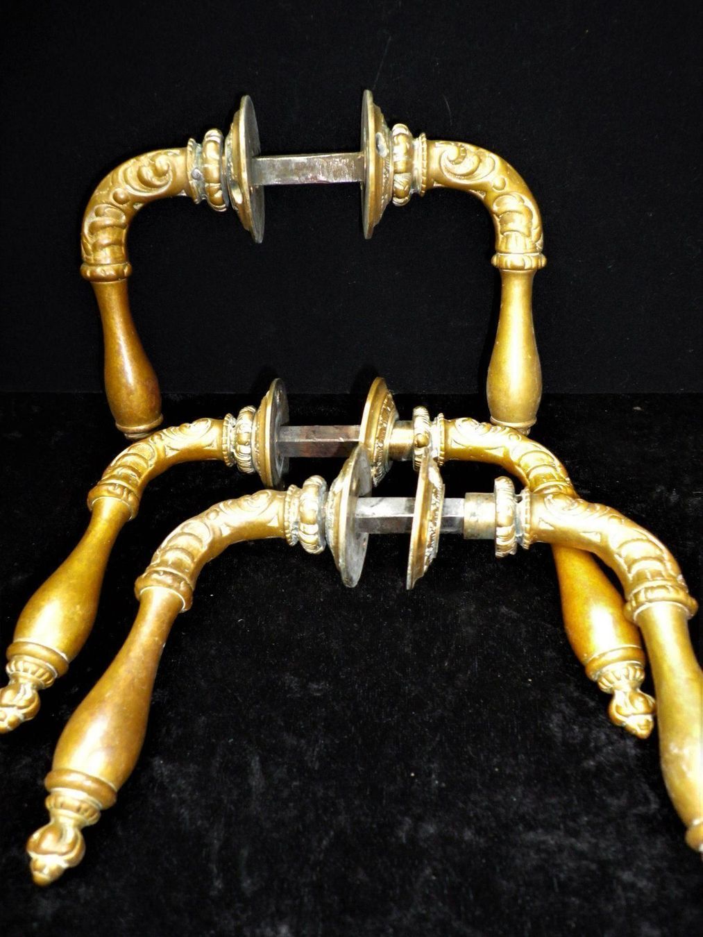 Ferramenta: Türklinken Jugendstil 3 Paar – Usato da Reinach BL venduto da Annodomini 3