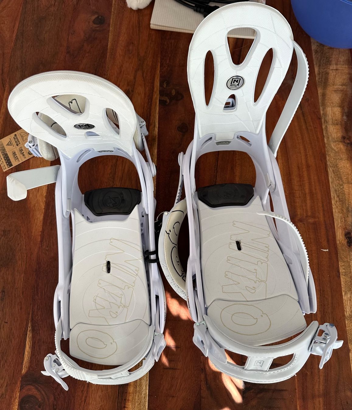 Snowboard Nitro Attacchi: Nitro Wizard Snowboardbindung in Weiss, Grösse L – Nuovo (secondo la descrizione) da Frauenfeld venduto da jeri00700 2