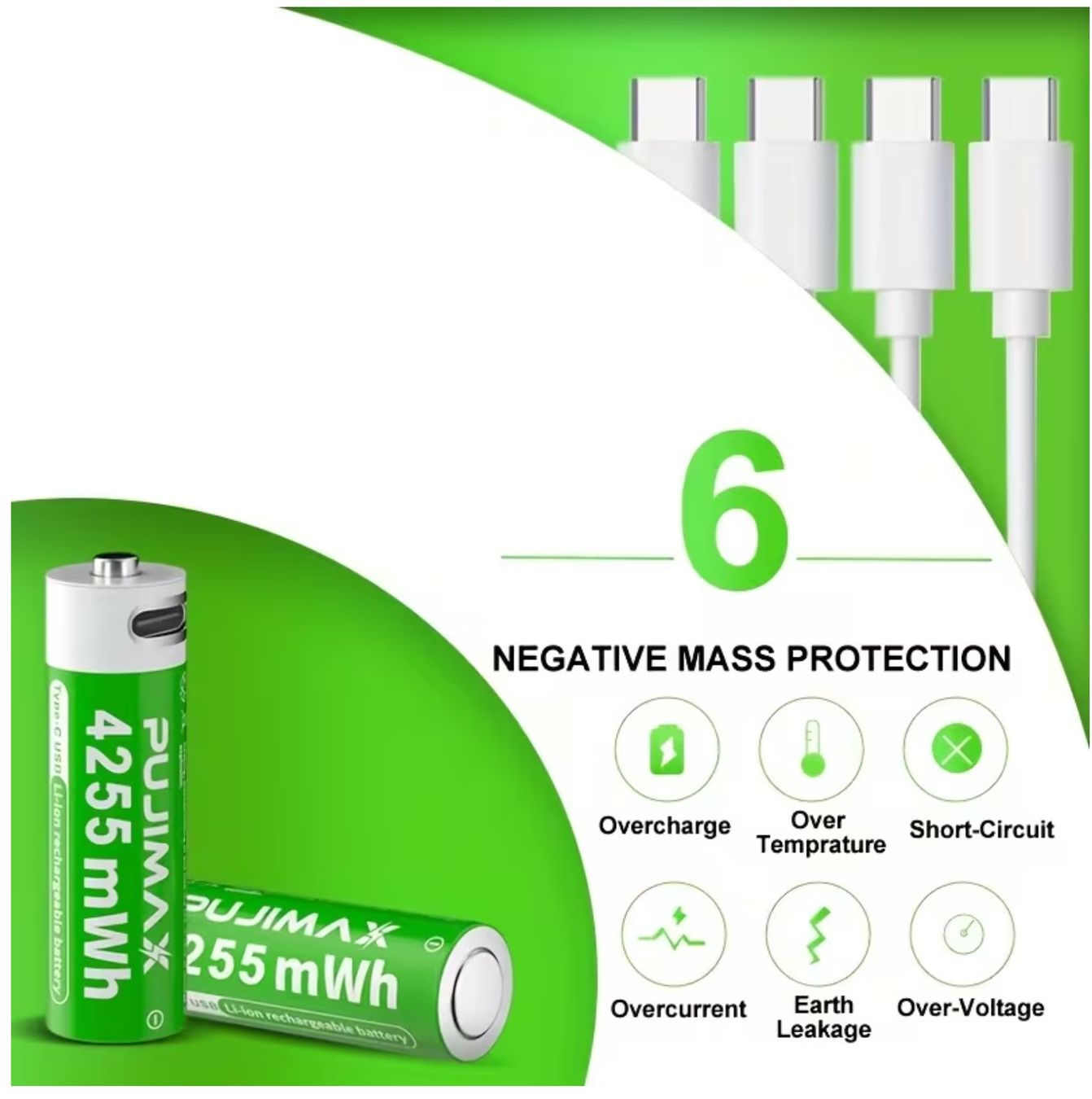Batterie: Akkubatterien 1,5 Volt AA - Neuheit – Nuovo e nell'imballaggio originale da Mels venduto da Biobrocker 2