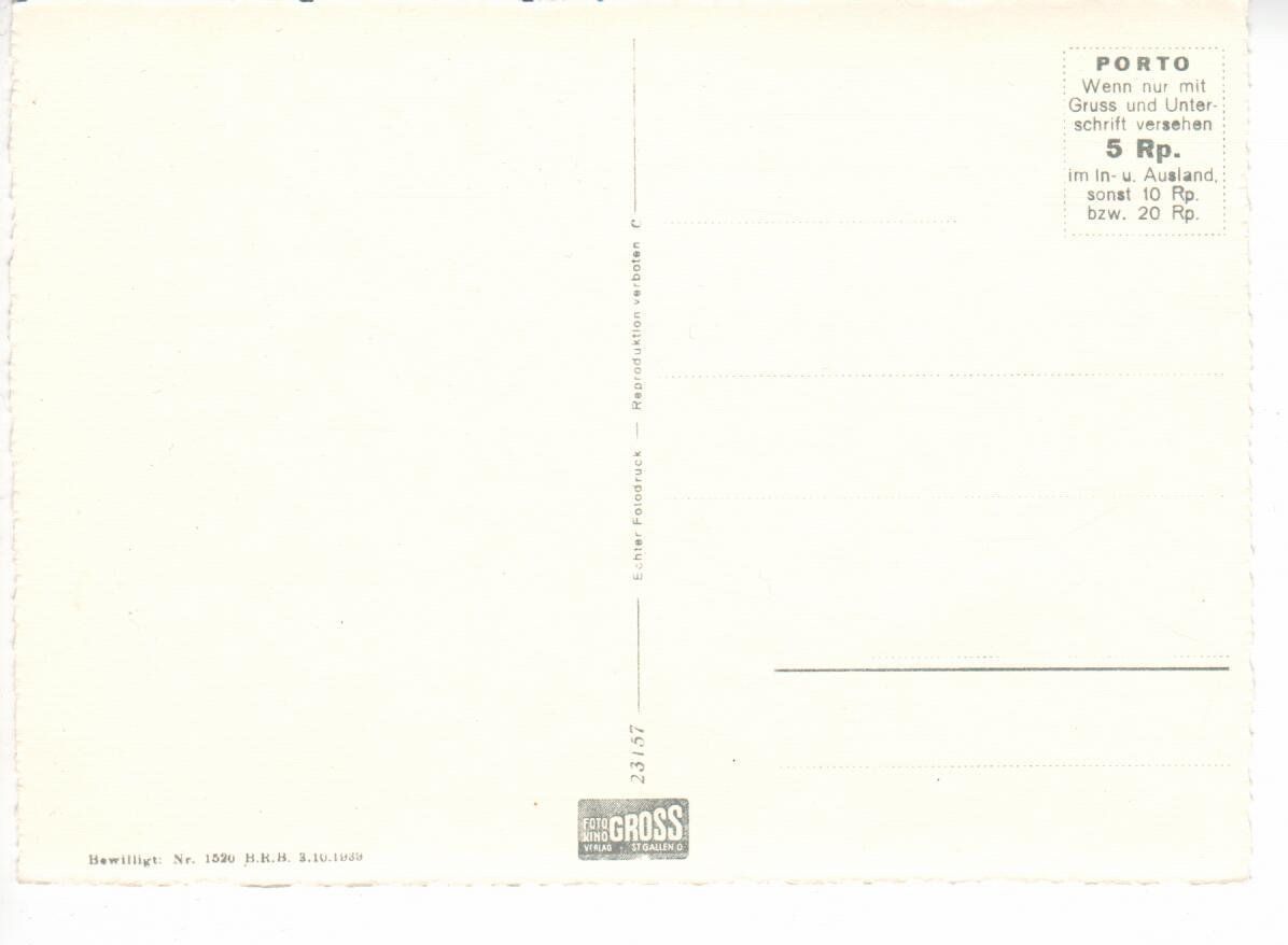 Cartoline postali: Blick vom Buchserberg zum Alpstein – Usato da Wolhusen venduto da Curver9 1