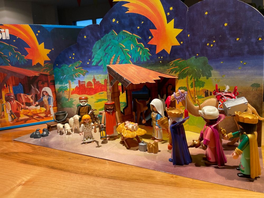 Playmobil Weihnachtskrippe 3996 und Heilige Drei Könige 3997  Kaufen 
