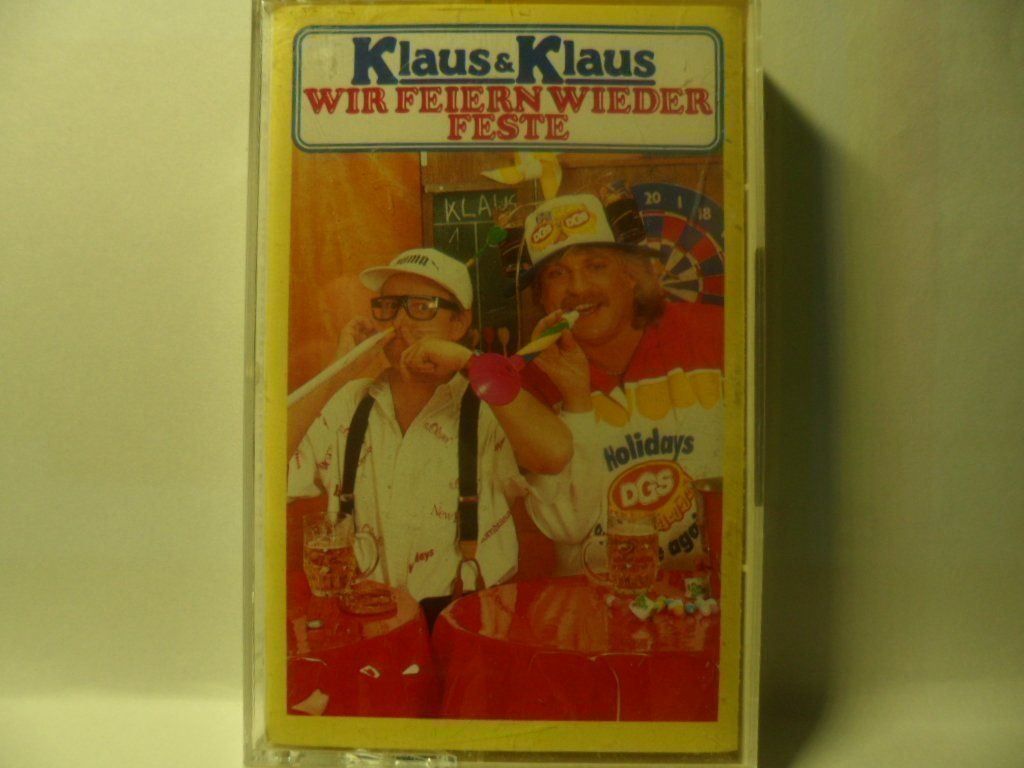Kompaktkassetten: KLAUS & KLAUS  WIR FEIERN WIEDER FESTE – Neu (gemäss Beschreibung) aus Langnau i. E. von gf2_29jt