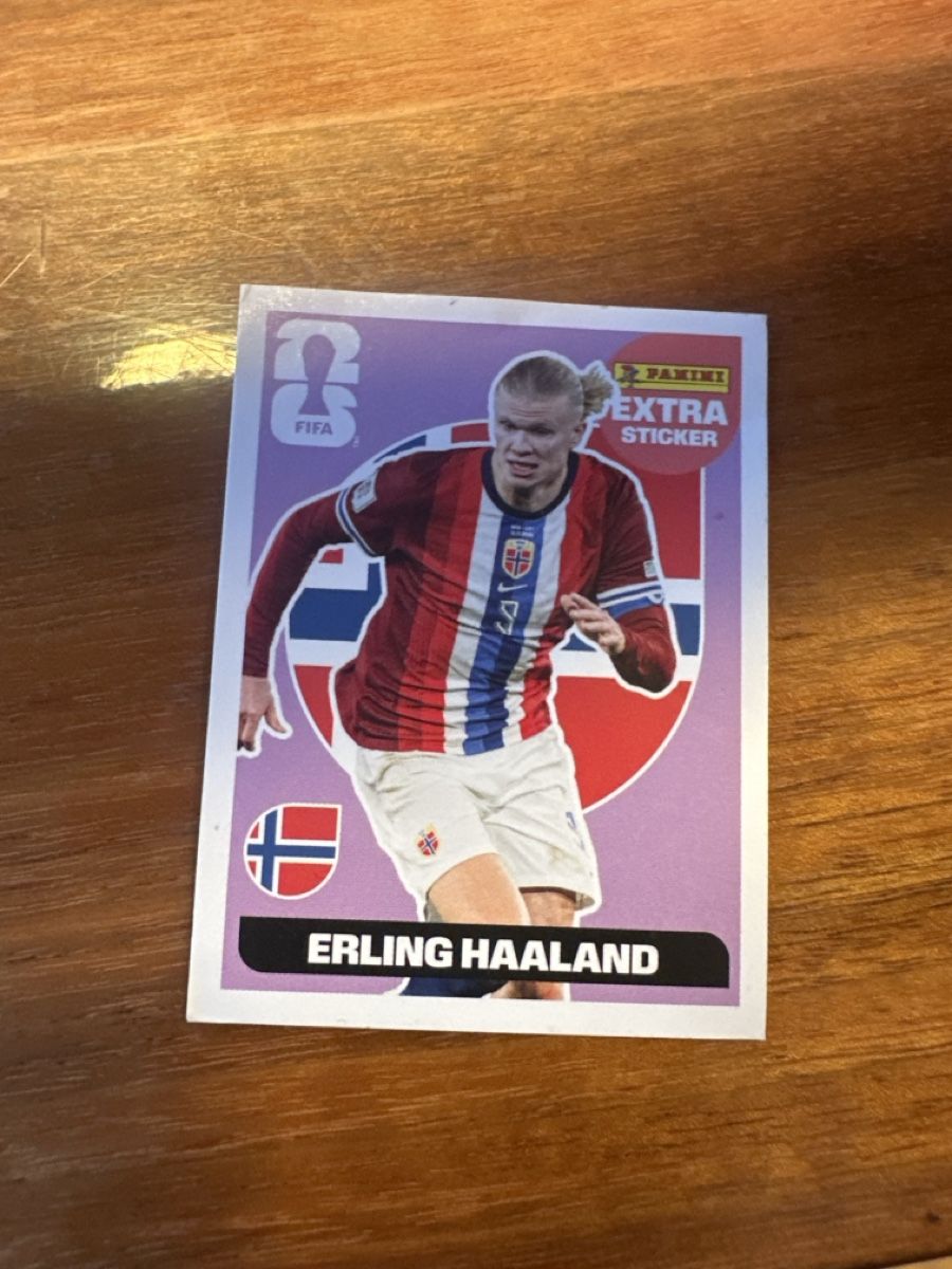 Panini Carte collezionabili: Panini Extra Sticker Erling Haaland normal condition new – Usato da Zürich venduto da peg_l7wc 1