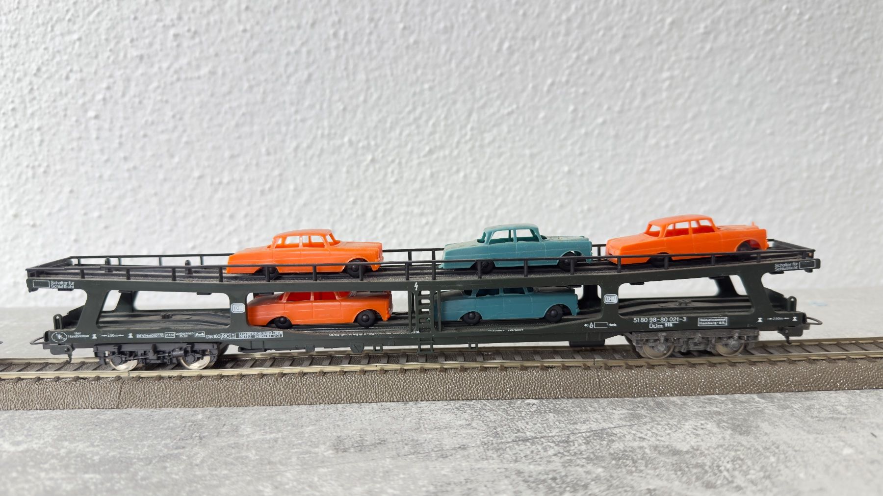 Modellini di ferrovie: Lima Autotransporter DB H0 / DC – Usato da Windlach venduto da Kelebra 6
