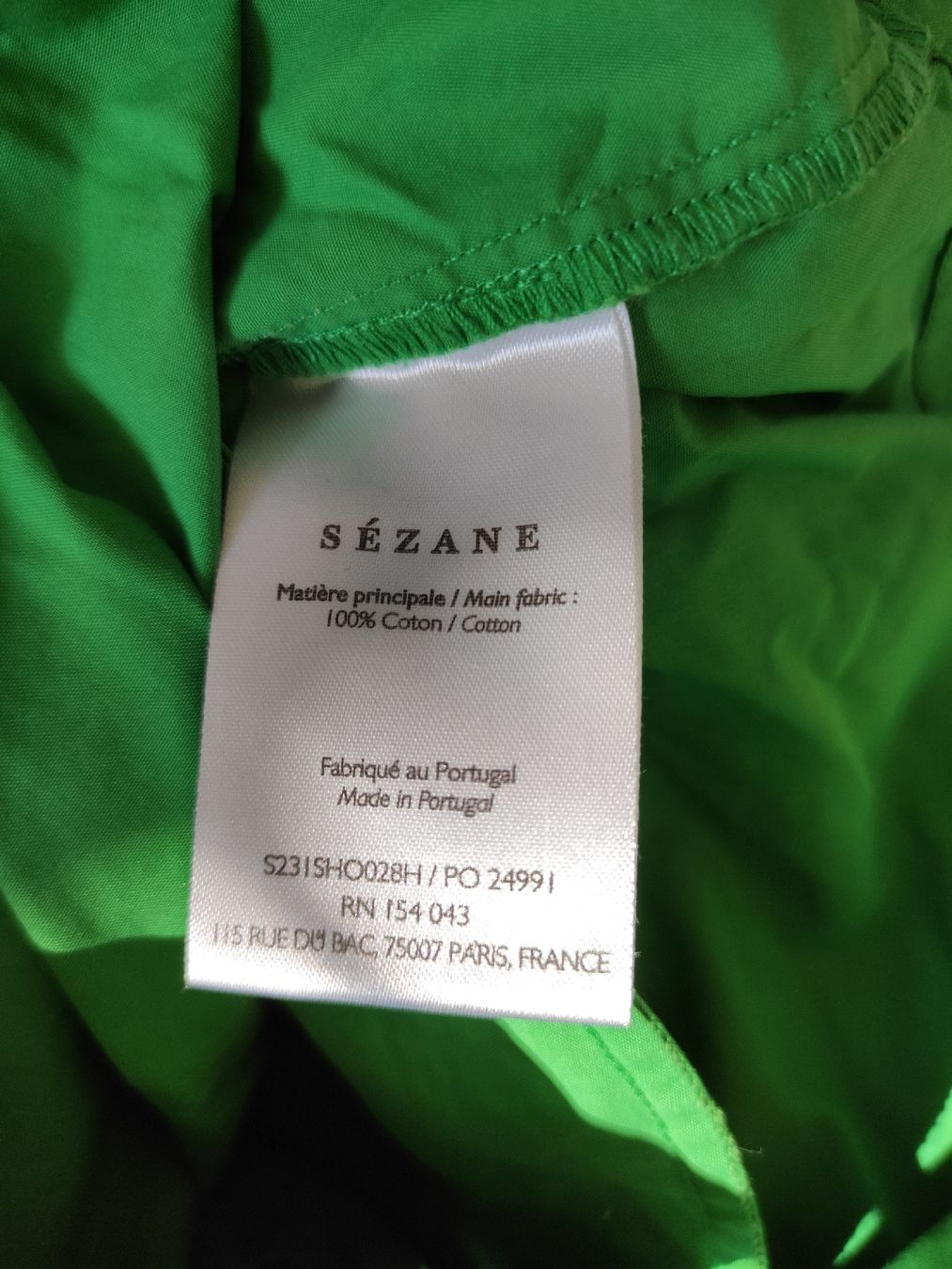 Sezane Hosen: Short Sézane vert taille 36 neuf – Neu (gemäss Beschreibung) aus Granges VS von patia58 3