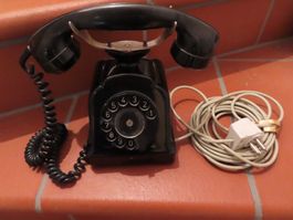 Antikes Tisch Telefon / Gabeltelefon