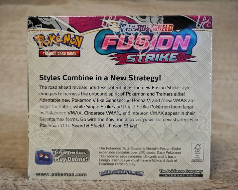 Pokémon Fusion Strike Display 🇺🇸 Kaufen auf Ricardo