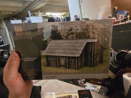 Russisches Blockhaus Modellbausatz, 2-Stöckig H0 OVP (x)